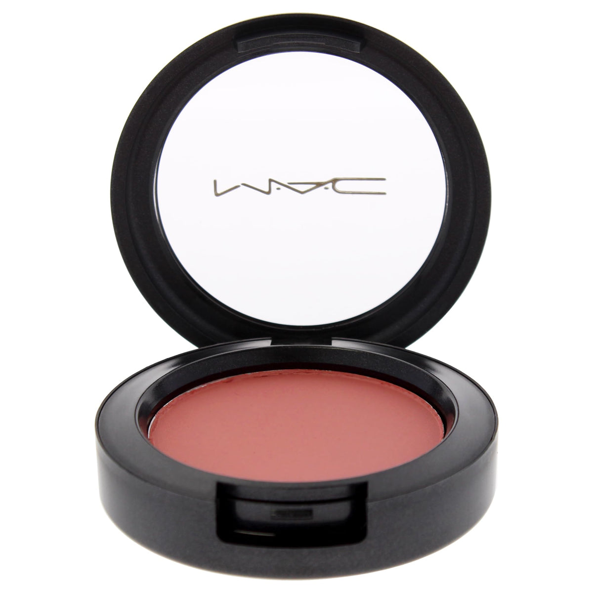 MAC Sheertone Blush compact open displaying pressed powder for easy use