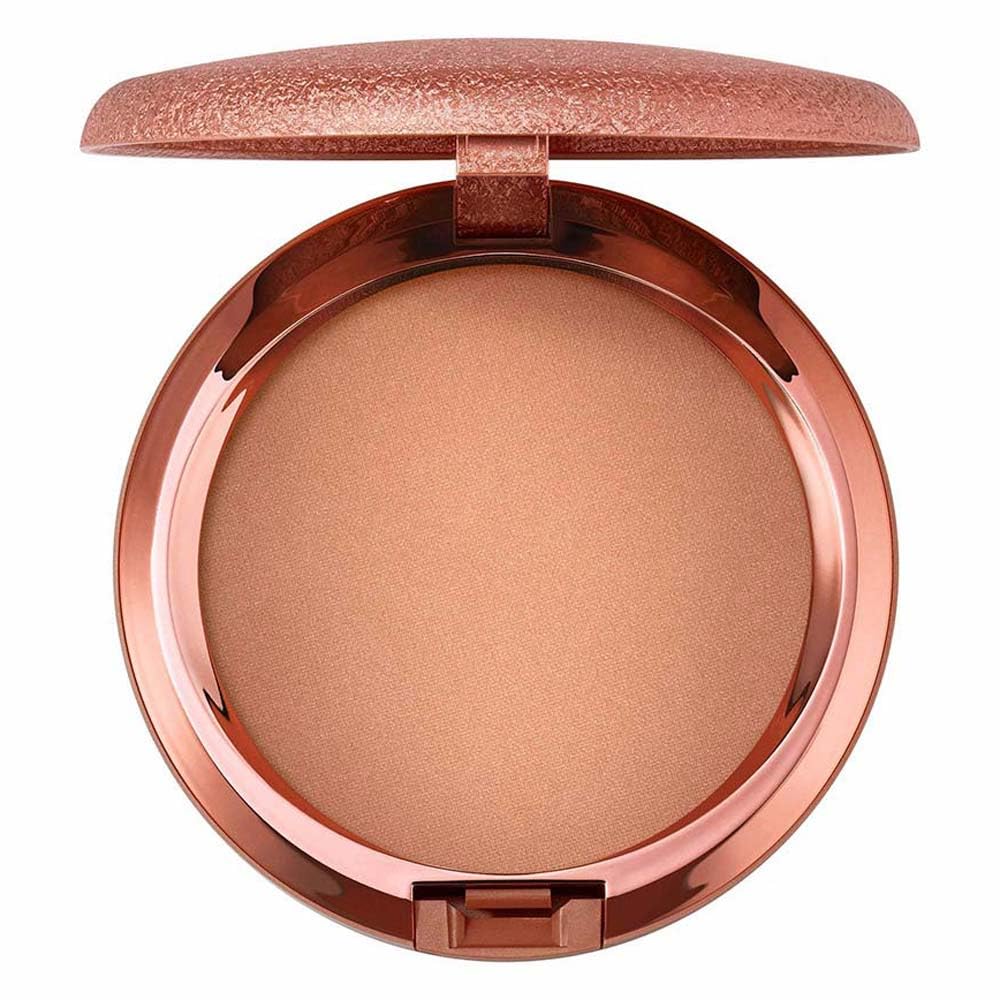 MAC Skinfinish front compact view showing sleek packaging and easy storage