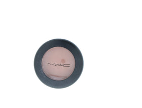 MAC Soft Brown applied with brush demonstrating buildable matte definition