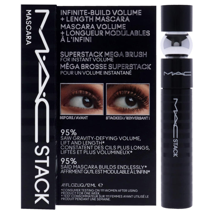 MAC front packaging showing tube and branding for easy shelf recognition