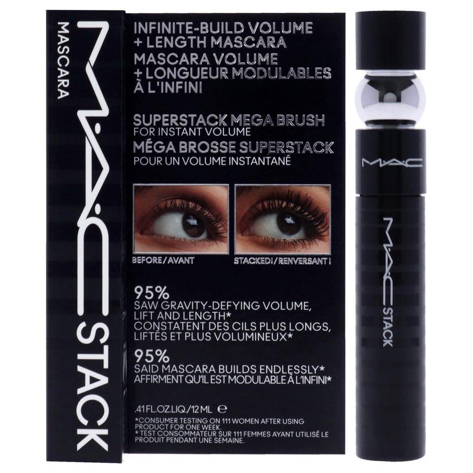 MAC front packaging showing tube and branding for easy shelf recognition