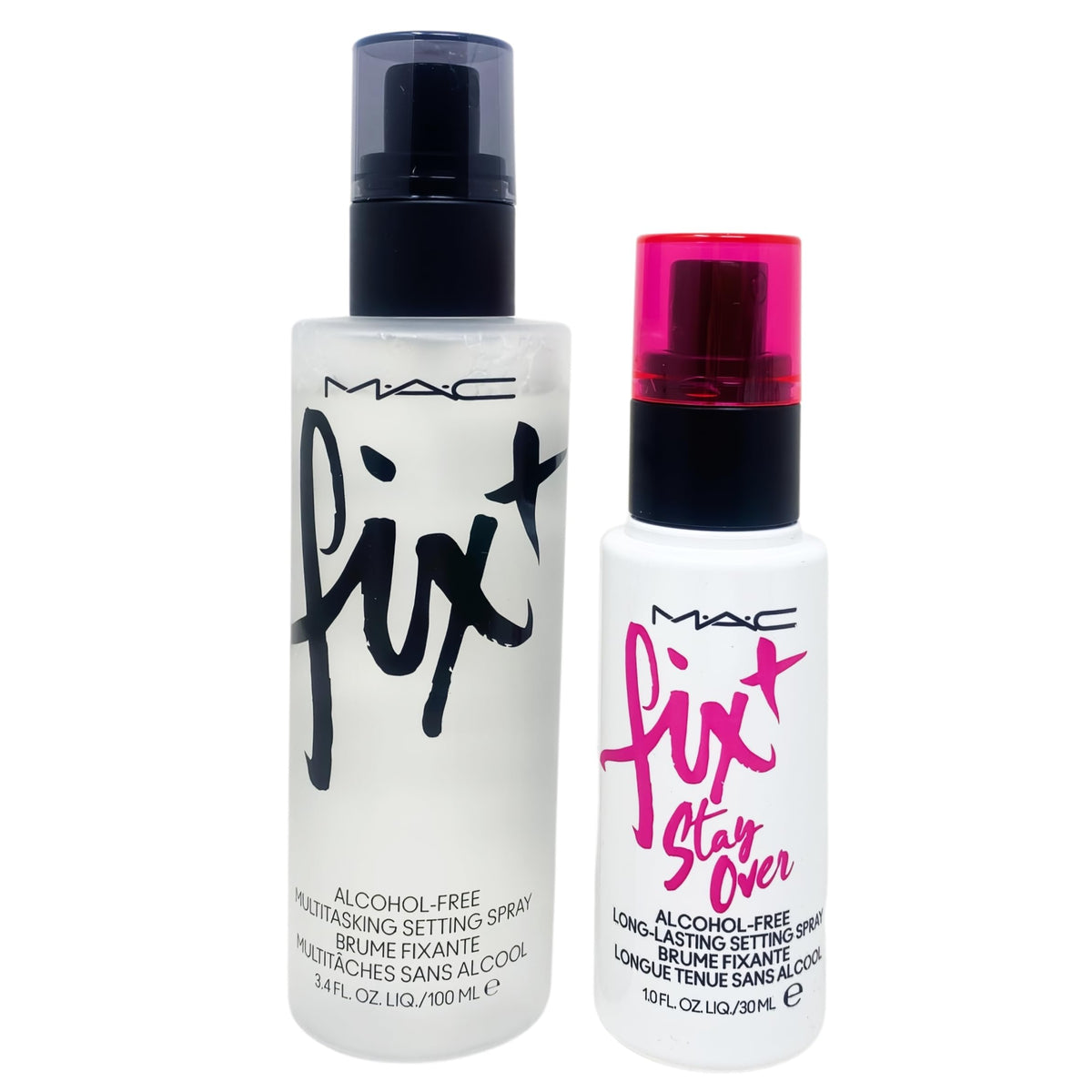 M·A·C close-up mist droplets from Fix+ demonstrating fine hydration for seamless makeup
