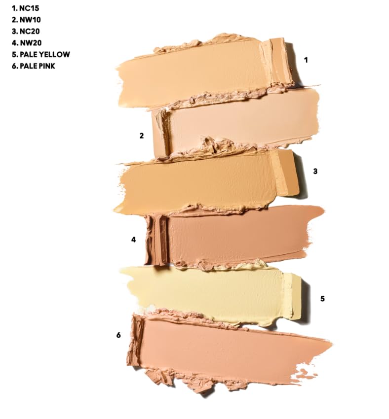 Applying M.A.C Studio Fix under eye in lifestyle scene for quick touch-up benefit