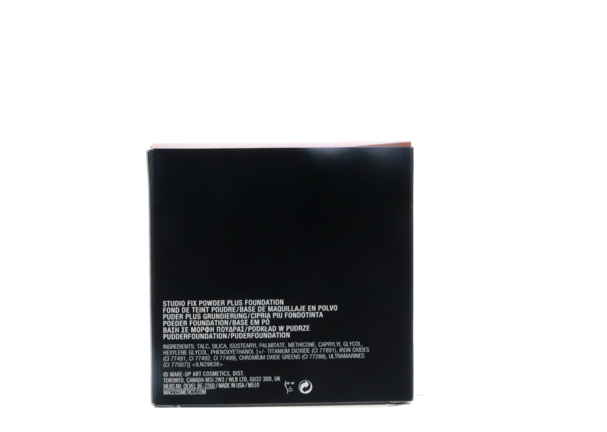 MAC Studio Fix compact in travel bag lifestyle scene for convenient touch-ups