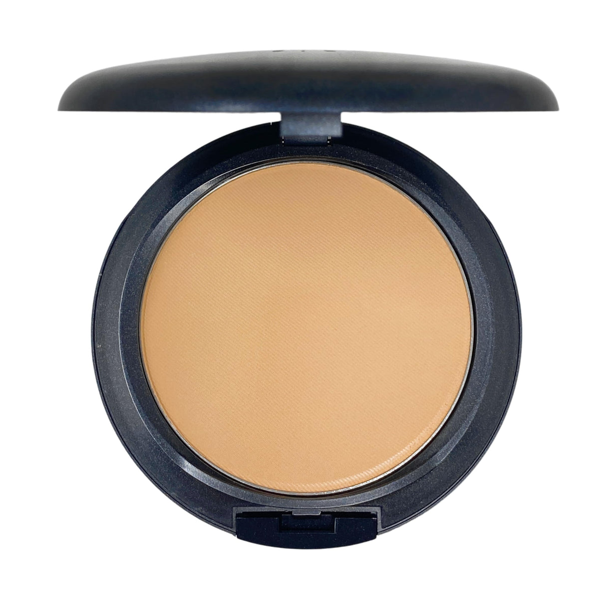 M·A·C Studio Fix open compact with refill pan highlighting refillable feature