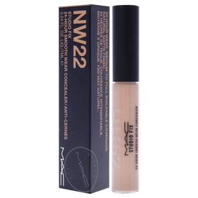MAC Studio Fix in a travel bag to show compact 0.23 oz size and portability