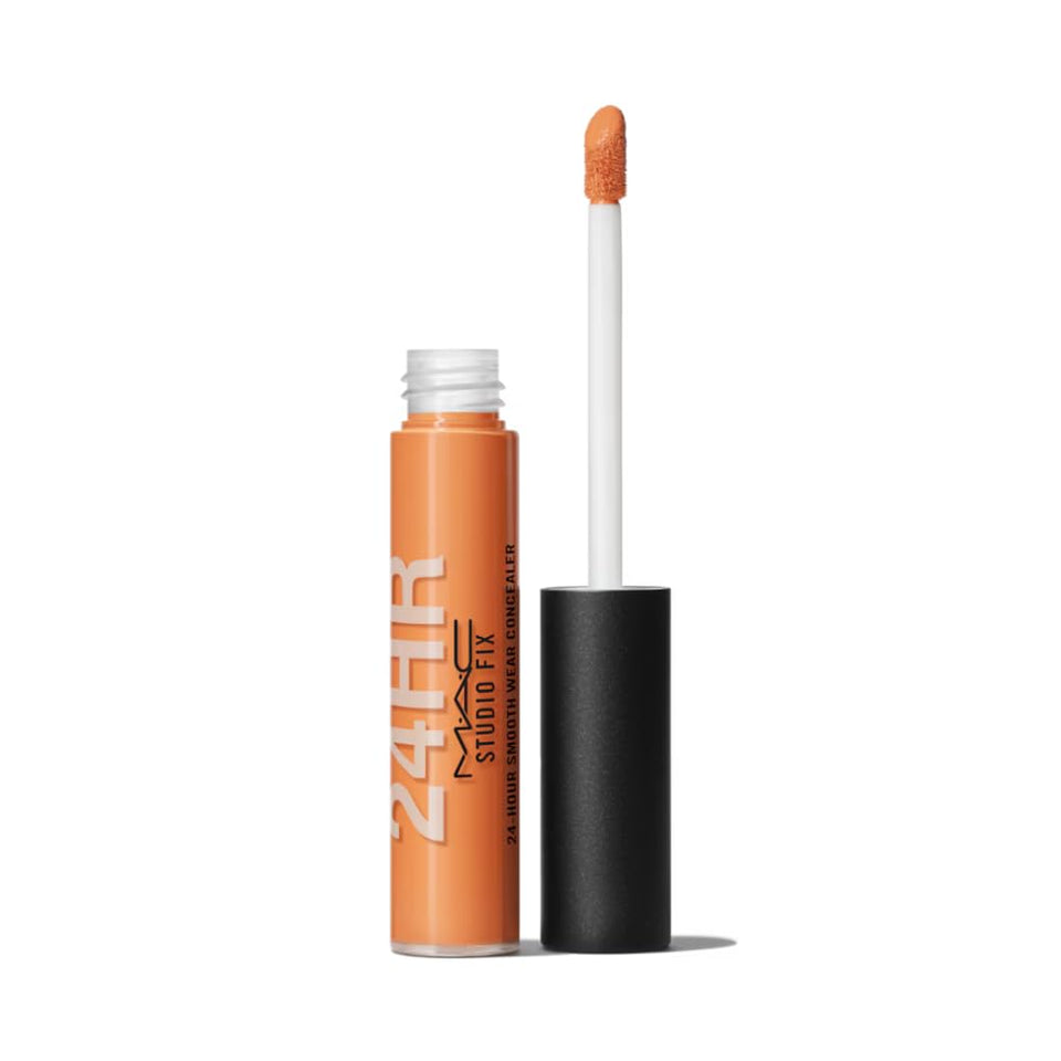 MAC Studio Fix concealer NW45 tube front view showing lightweight applicator and travel-friendly size