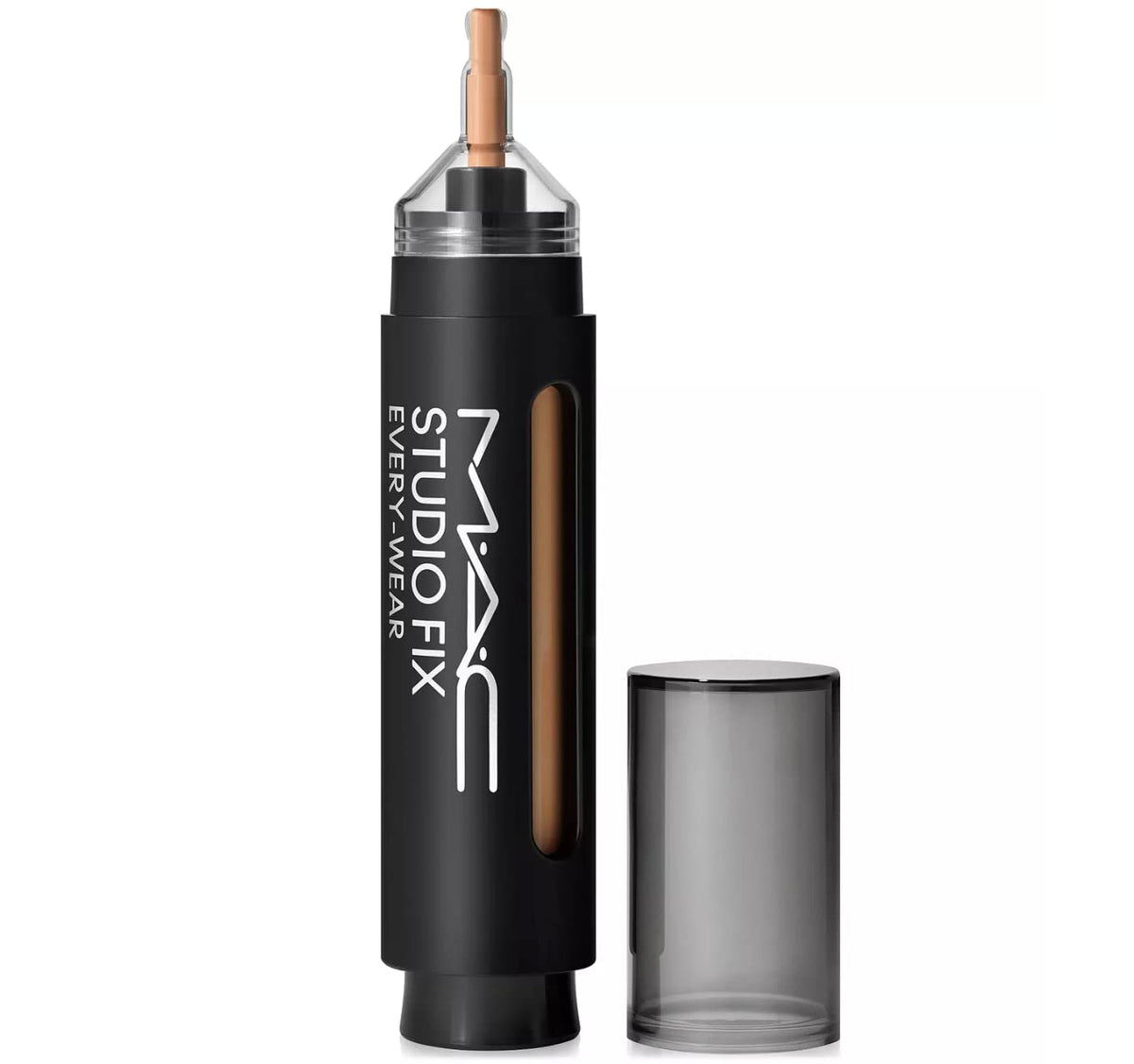 MAC Studio Fix pen front packaging showing shade NC25 and compact design