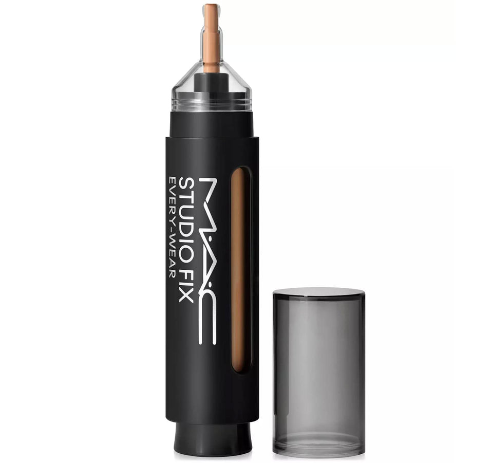 MAC Studio Fix pen front packaging showing shade NC25 and compact design