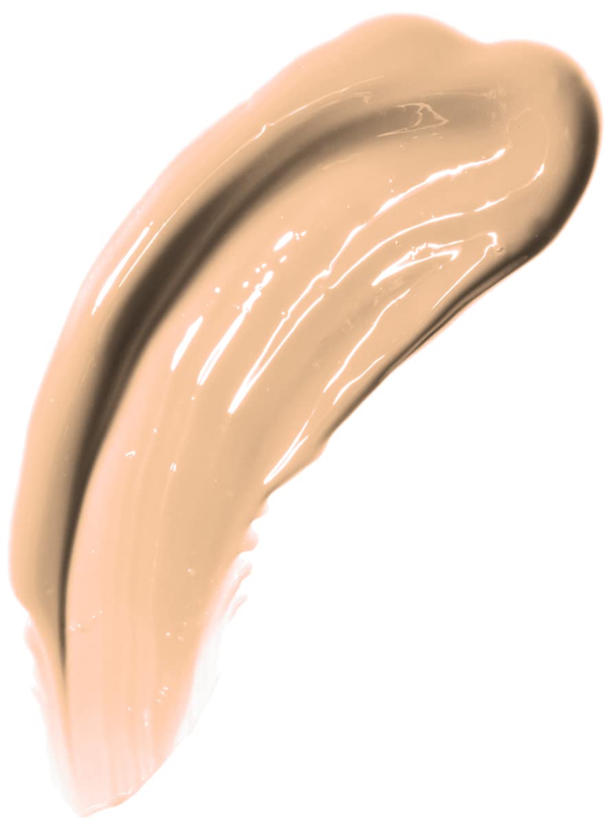 MAC Studio Fix Fluid applied with brush on model giving matte, pore-minimizing result