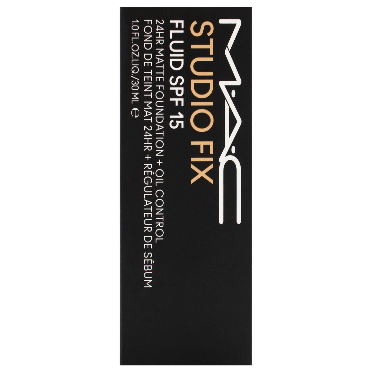 MAC Studio Fix Fluid NC25 being applied with brush demonstrating even finish benefit