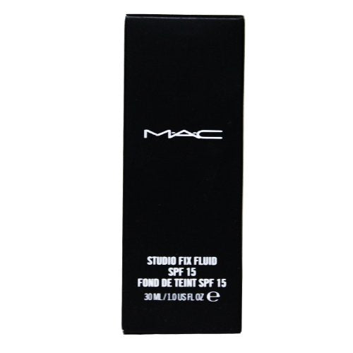 MAC Studio Fix Fluid NC25 before and after skin showing evened coverage benefit