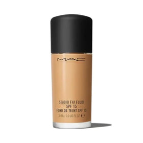MAC Studio Fix Fluid front bottle showing label and shade NC42 for accurate selection