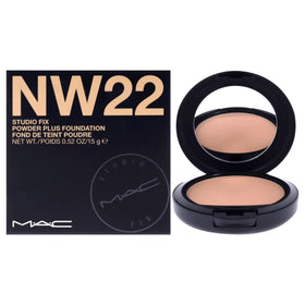 MAC compact front view showing brand and shade, portable coverage benefit