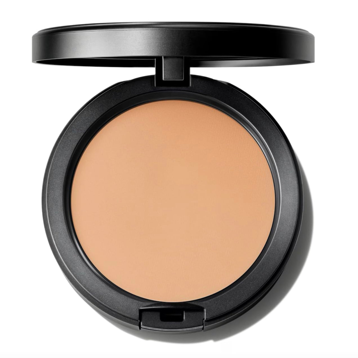 MAC front compact view showing pan and sponge for easy portability and touch-ups