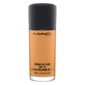 MAC front bottle shot showing clean branding and SPF benefit