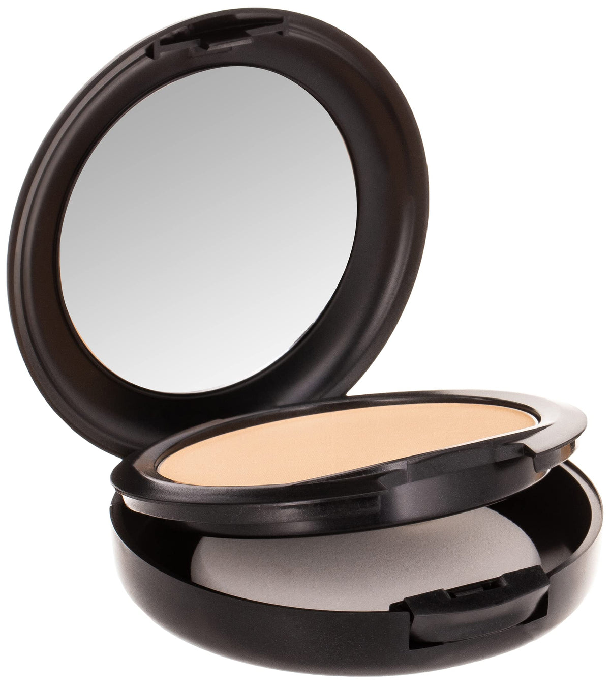 MAC Studio Fix powder texture close-up highlighting smooth matte finish benefit