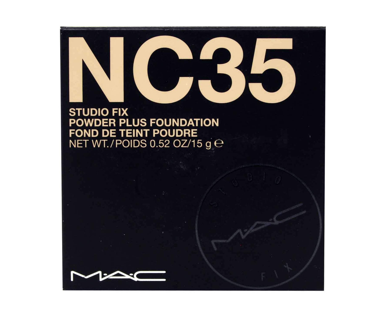 MAC compact front view showing pan and matte finish benefit