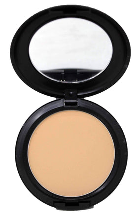 MAC powder texture close-up highlighting smooth blendability benefit