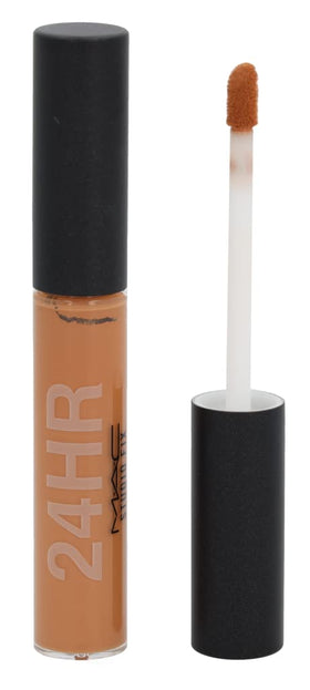 MAC Studio Fix NC45 applicator detail showing precise tip for targeted coverage
