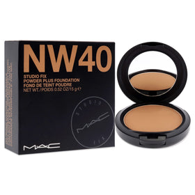 MAC open compact with sponge visible in storage compartment for hygienic touch-ups