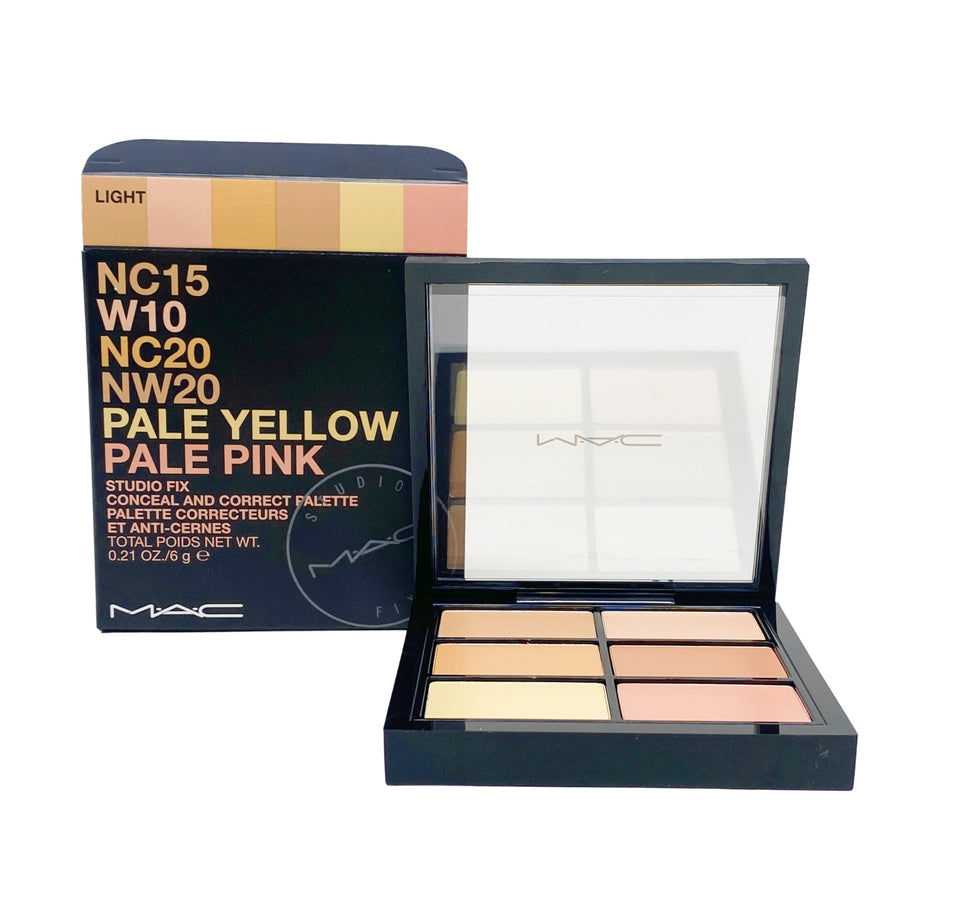 M.A.C Studio Fix palette front view showing six shades for versatile coverage