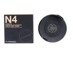 MAC compact inside makeup bag displaying travel-ready matte finish benefit