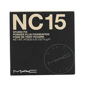 MAC close-up of pressed powder texture, smooth finish for photos