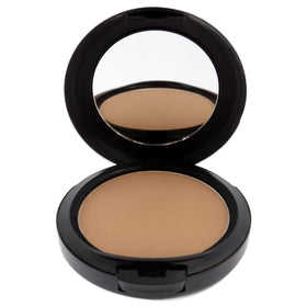 MAC Studio Fix powder texture close-up showing smooth, matte finish benefit