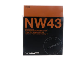 MAC Studio Fix powder texture close-up highlighting smooth matte finish benefit