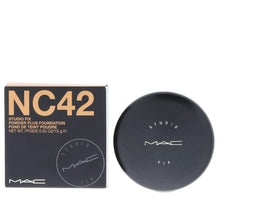 MAC Studio Fix side profile of packaging showing product labeling and size