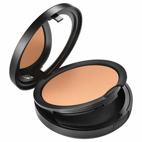 MAC included sponge applicator displayed for easy on-the-go application