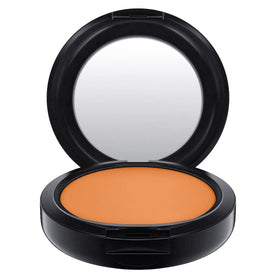 MAC NC47 shade swatch on forearm showing true-to-color matching benefit