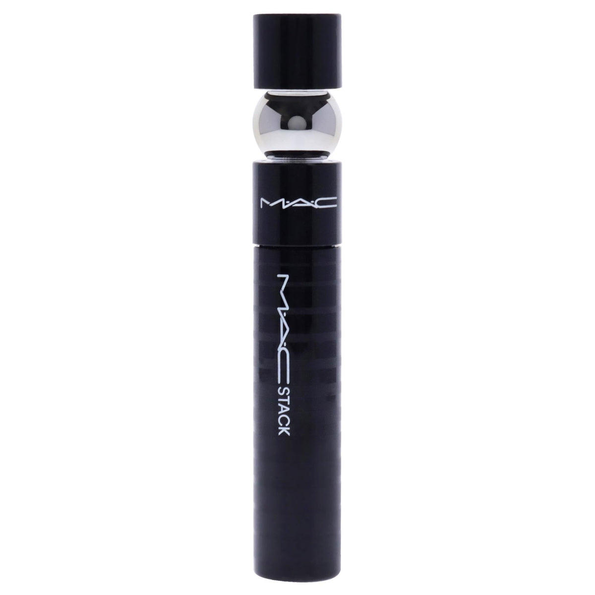 MAC Superstack brush close-up showing micro brush fibers for precise lash definition