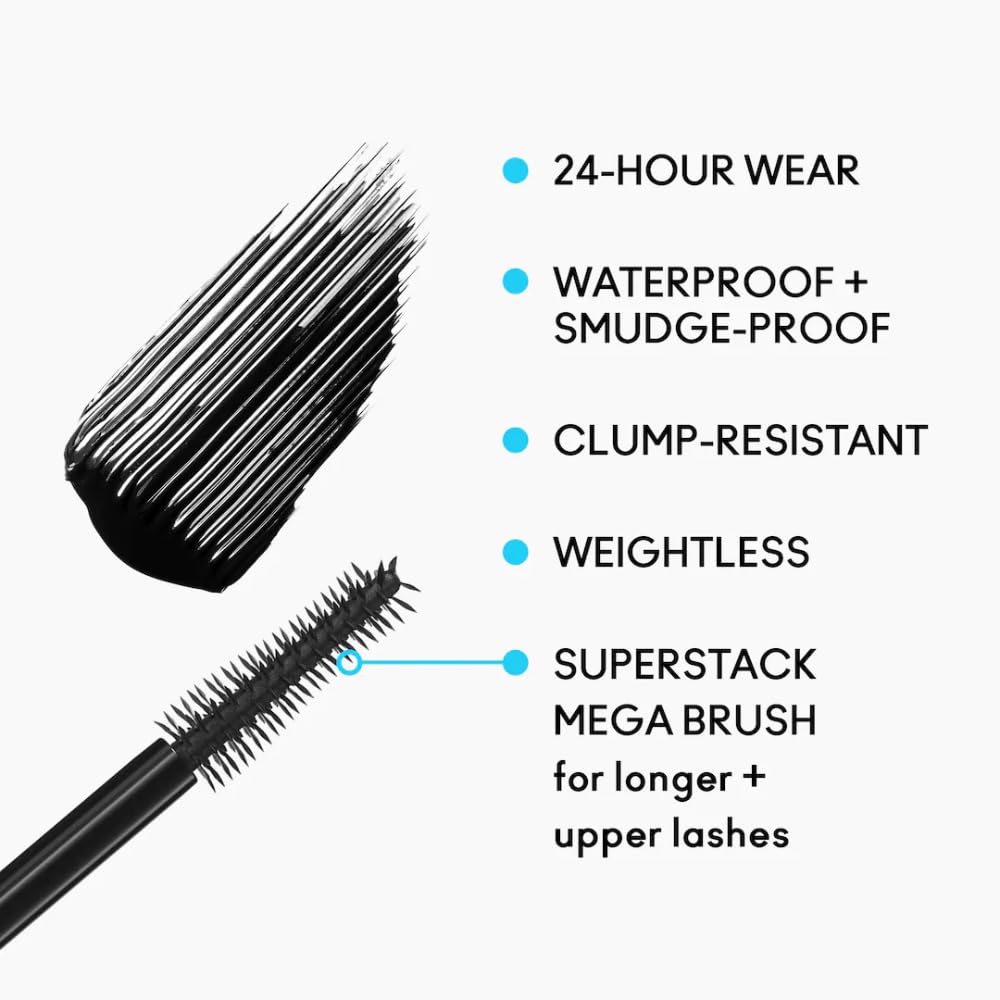 MAC close-up of mega brush bristles demonstrating fuller coverage and precise application