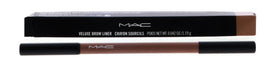 MAC Veluxe Brow Liner front packaging showing pencil and shade label for easy selection