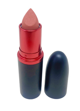 MAC Viva Glam VG2 creamy matte texture close-up highlighting smooth application and rich pigment
