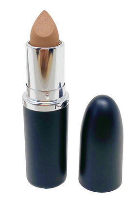 MAC Ximal lipstick bullet close-up highlighting silky matte texture and smooth creamy application