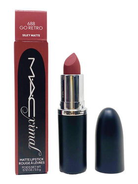 MAC Ximal lipstick front tube showing shade Go Retro for bold, lasting color