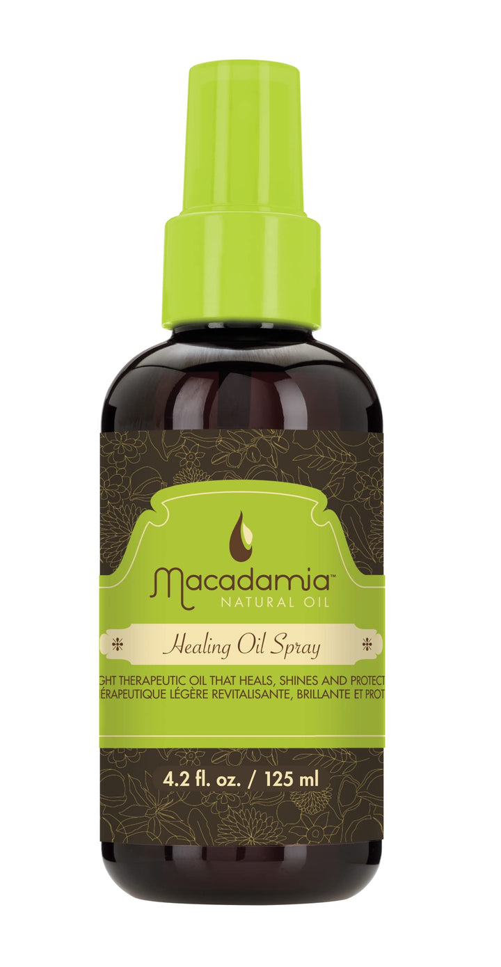 Macadamia Natural Oil front packaging showing bottle and label for quick ID and benefits