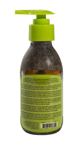 Macadamia Natural Oil golden oil drop close-up showing silky texture for smooth hair