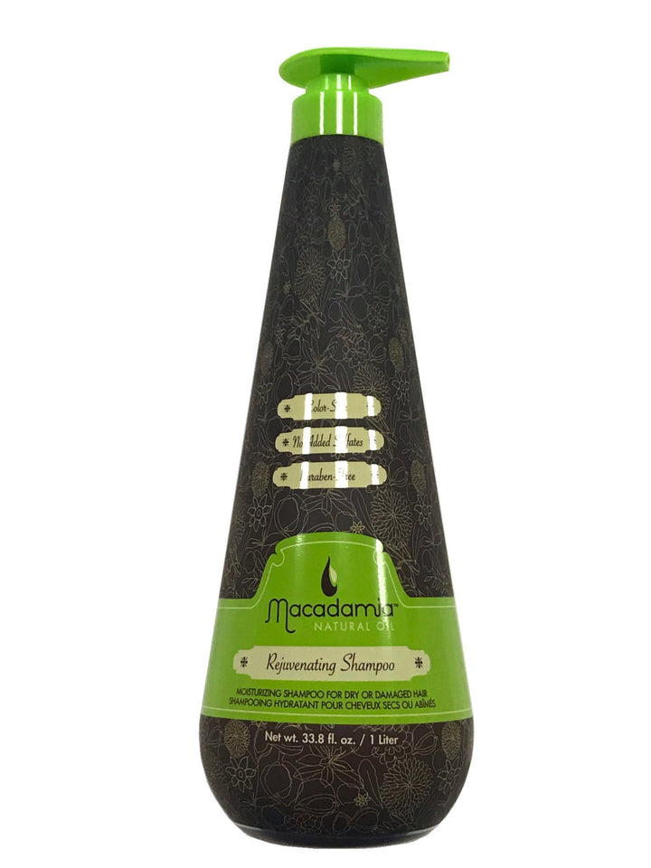 Macadamia Natural Oil front bottle showing size and label for long-lasting hydration