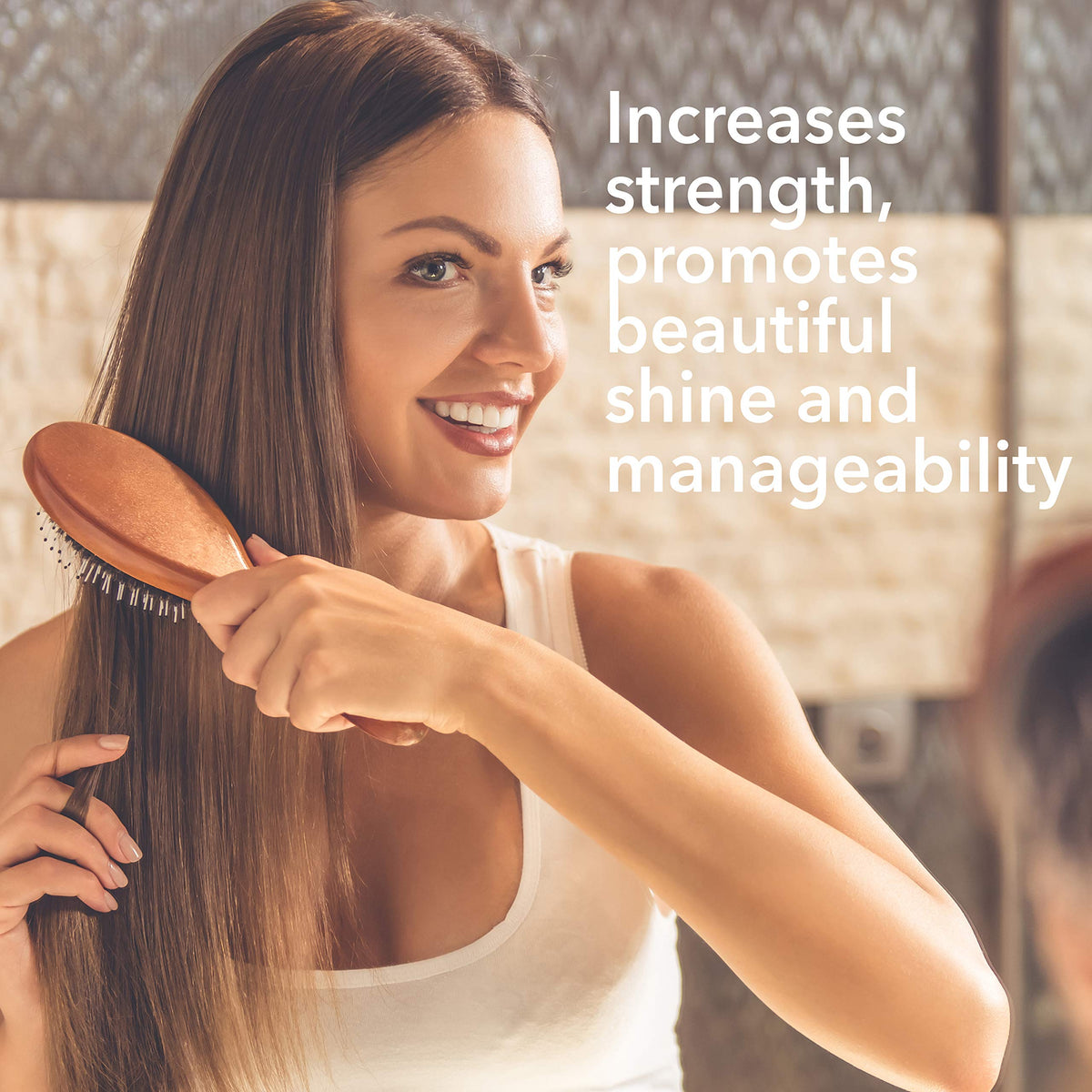 Macadamia Natural Oil spray nozzle spraying fine mist demonstrating even coverage