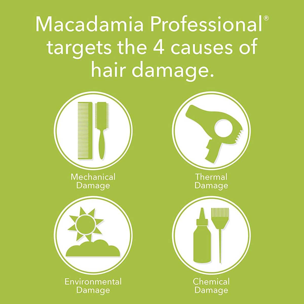 Macadamia Professional creamy shampoo texture demonstrating lightweight hydration