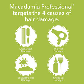 Macadamia Professional creamy shampoo texture demonstrating lightweight hydration
