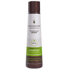 Macadamia Professional front bottle showing label and product benefit