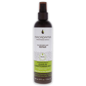 Macadamia Professional front packaging showing 8 fl oz bottle and label benefits