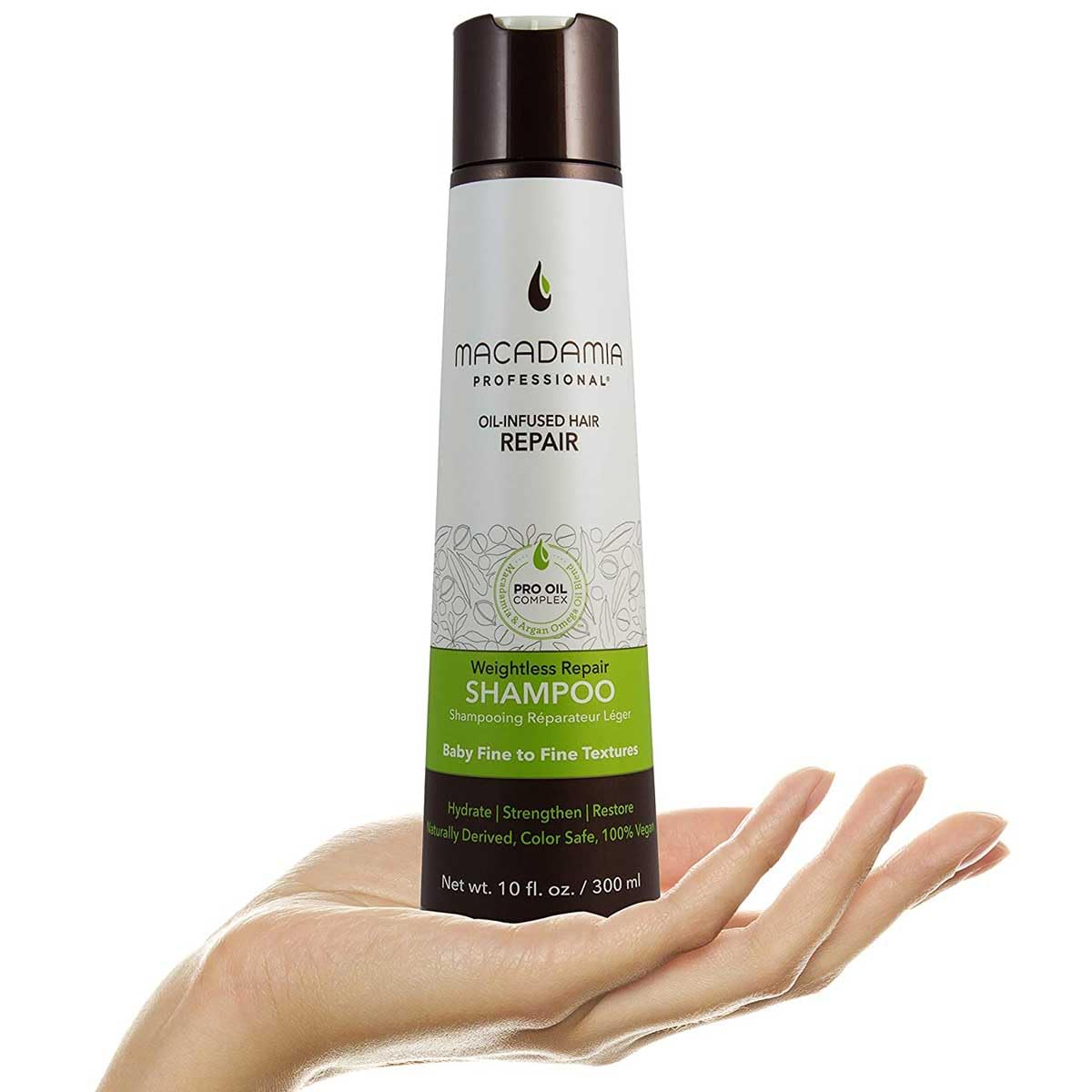 Macadamia Professional pump close-up for easy dispensing and control