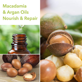 Macadamia Professional shampoo rich suds demonstrating gentle, effective cleansing