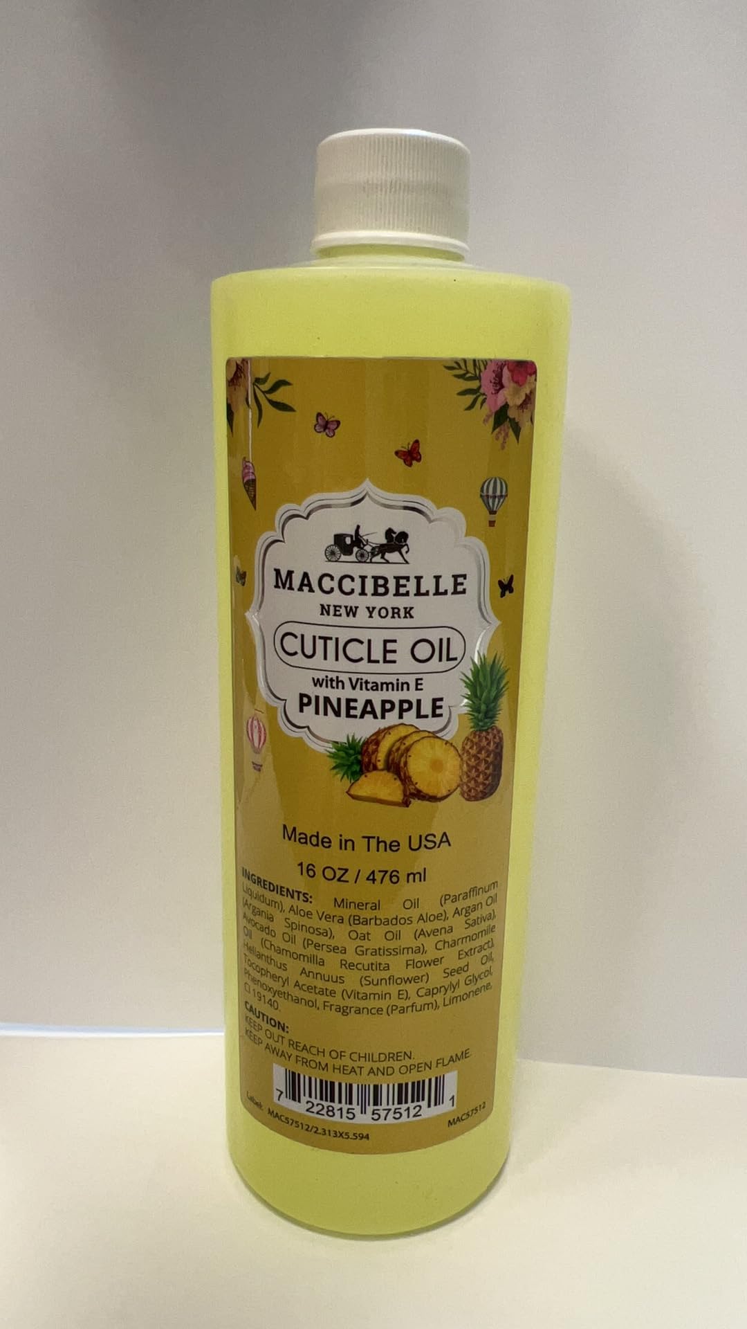 Maccibelle application of oil on a cuticle demonstrating quick absorption and softening